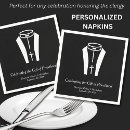 Search for designer napkins Black and white