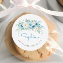 Search for elegant pastel stickers Dusty blue