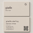 Search for brown monogram business cards Stylish