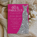 Search for silver 60th birthday invitations Sixty