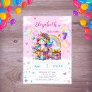 Search for unicorn editable invitations Pastel