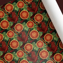 Search for orange slices wrapping paper Vintage