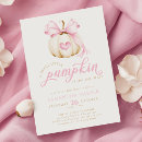 Search for little pumpkin on the way invitations Coquette