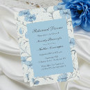 Search for garden rehearsal dinner invitations Dusty blue