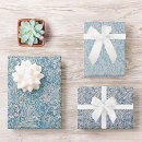 Search for blue and white floral wrapping paper Vintage