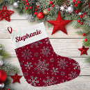Search for burgundy christmas stockings Trendy