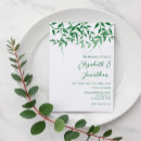 Search for nature rehearsal dinner invitations Leaves