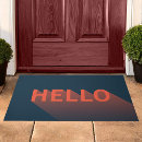 Search for blue and orange doormats Modern