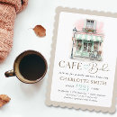 Search for watercolor french cafe invitations Mother to be