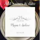 Search for 60th anniversary wedding napkins Modern