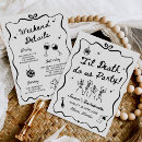 Search for til death do us party invitations Black and white
