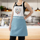 Search for butterfly print aprons Blue