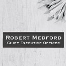 Search for executive director Black and white