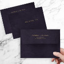 Search for purple and gold envelopes Return address