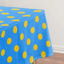 Search for yellow polka dots tablecloths Blue