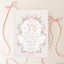 Search for ribbon baby shower invitations Pink bow