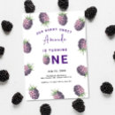 Search for berries 4x6 invitations Watercolor