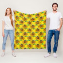 Search for bee pattern blankets Flower
