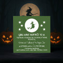 Search for green halloween invitations Full moon