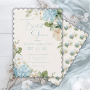 Search for blue hydrangea bridal shower invitations Hydrangeas