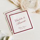 Search for classic wedding napkins Elegant