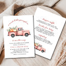 Search for truck baby shower invitations Sweet little pumpkin