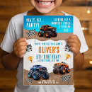 Search for monster bash birthday invitations Truck