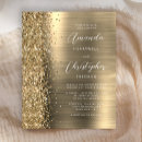 Search for metallic paper invitations Modern