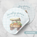 Search for garden produce stickers Farmers market