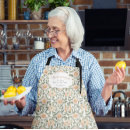 Search for hispanics aprons For her