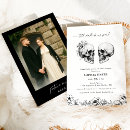Search for gothic bridal shower invitations Black and white