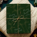 Search for gold holiday wrapping paper Green and gold