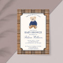 Search for classic baby shower invitations Gingham