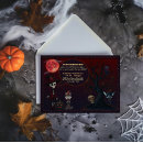 Search for red halloween invitations Skeleton