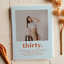 Search for blue invitation 30th birthday invitations Cheers to 30 years