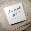 Search for she said yes napkins Simple