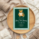 Search for sports 1st birthday invitations Green