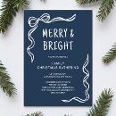 Search for gathering christmas invitations Merry and bright
