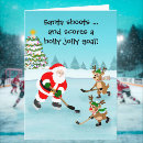 Search for ice hockey christmas cards Humour