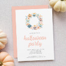 Search for pink halloween invitations Pastel