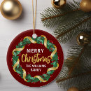 Search for red and gold christmas tree decorations Modern