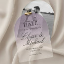 Search for clear save the dates Minimalist