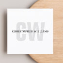 Search for initial business cards Simple