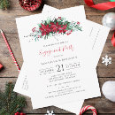Search for holiday engagement party invitations Watercolor