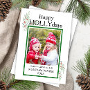 Search for holly leaves christmas cards Red and green