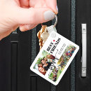 Search for white rectangular key rings Black and white
