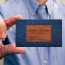 Search for denim business cards Professional