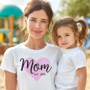 Search for pink heart tshirts Mother