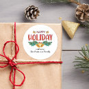 Search for holly wreath stickers Classic