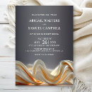 Search for silk wedding invitations Gold